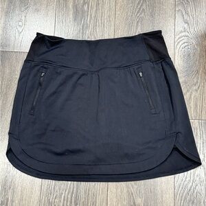 Athleta Black Fairway Golf Skort 16”